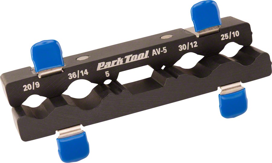 Park Tool AV-5 Axle/Spindle Vise Inserts 1