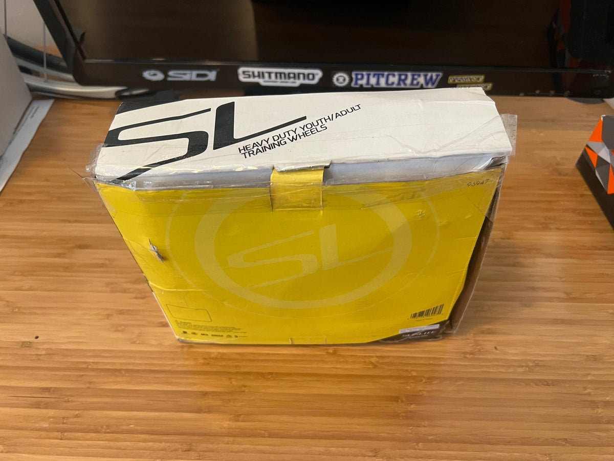 Sunlite HD Adjustable Training Wheels Fits 20in to 26in Wheel Bikes Silver 2