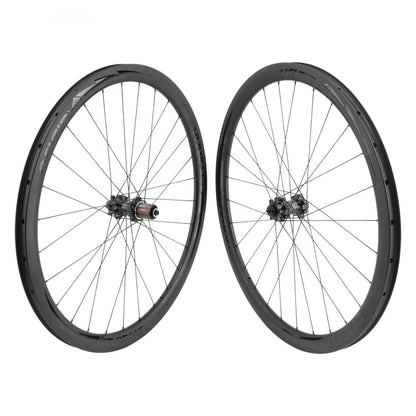 Origin8 Bolt 700c Carbon Gravel Disc Wheelset 8-11 Speed 28-Hole Tubeless Black 3