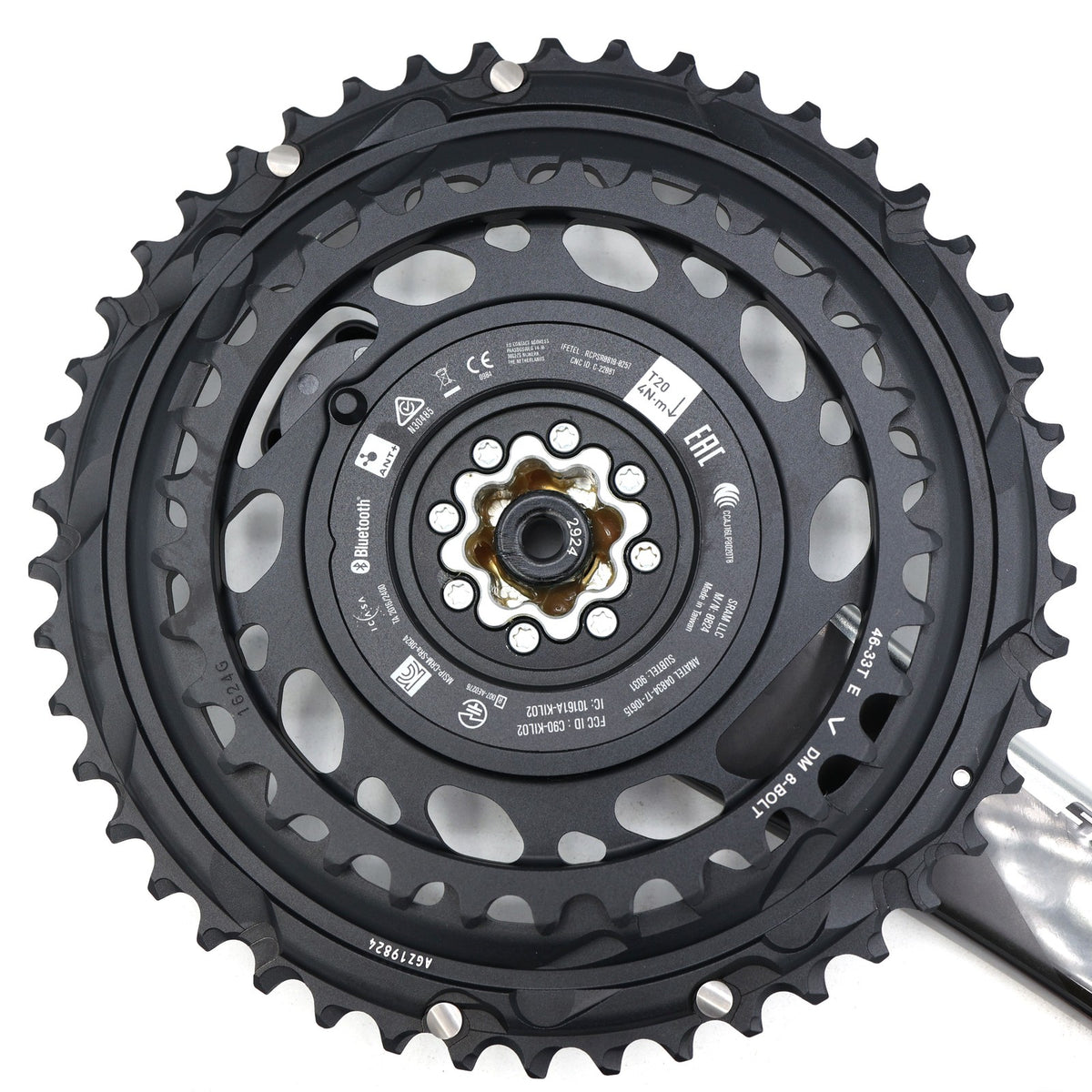 SRAM RED AXS D1 Power Meter Crankset 175mm 46/33T DUB 12-Speed Carbon 5