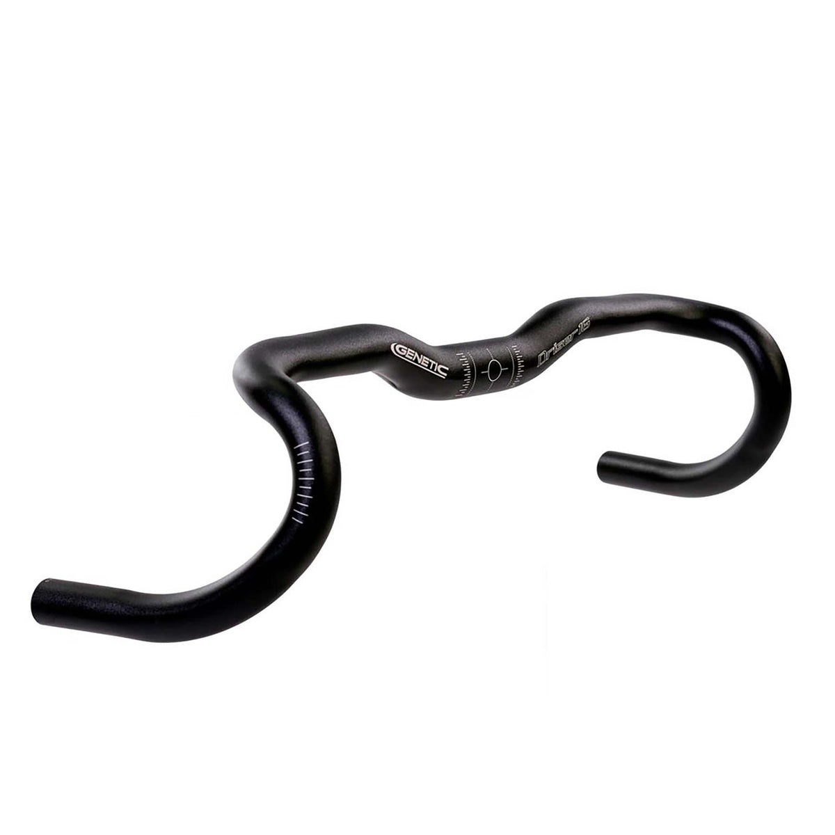 Genetic Driser-16 44cm Black Aluminum Drop + Riser Bar 31.8 Clamp 1