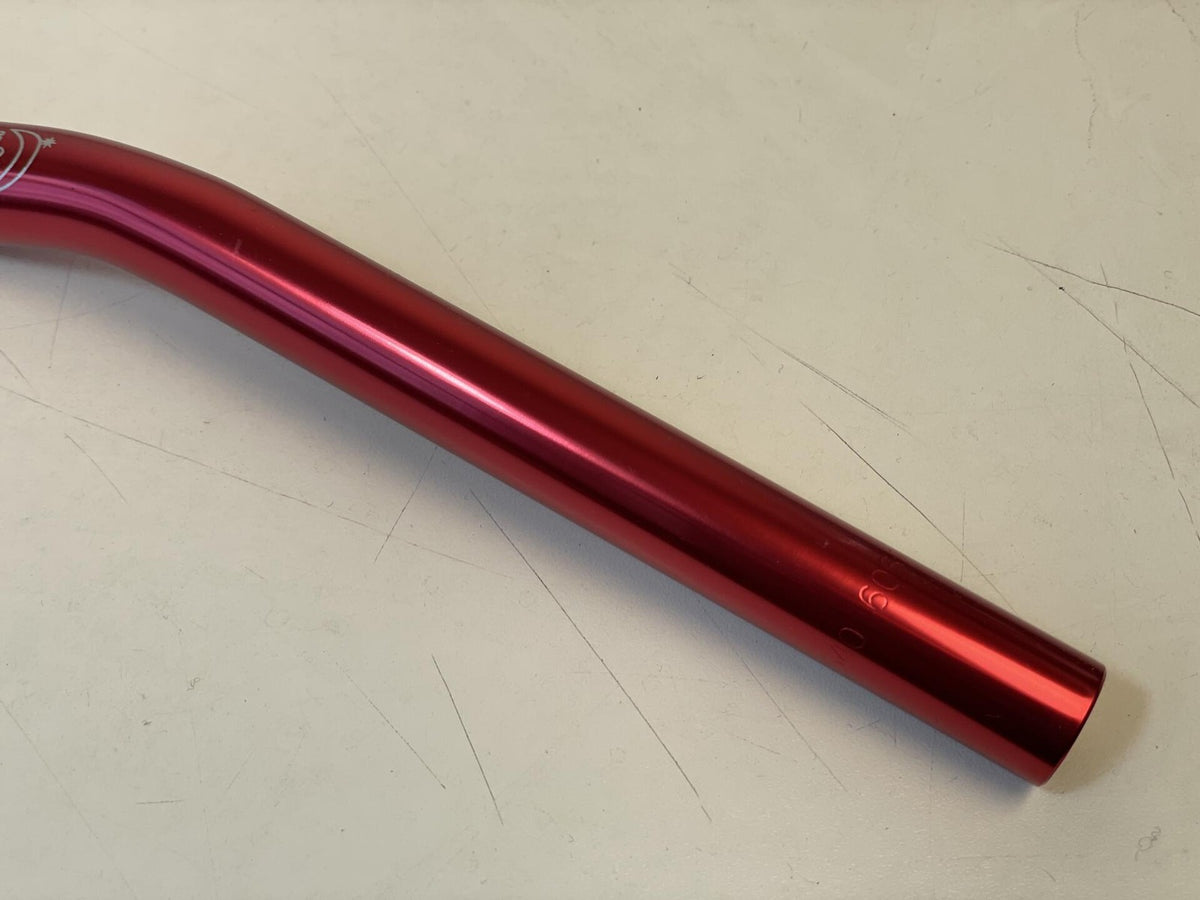 NOS Soma Late Riser Handlebars 540mm x 25mm x 25.4mm Clamp - Red Anodized 7
