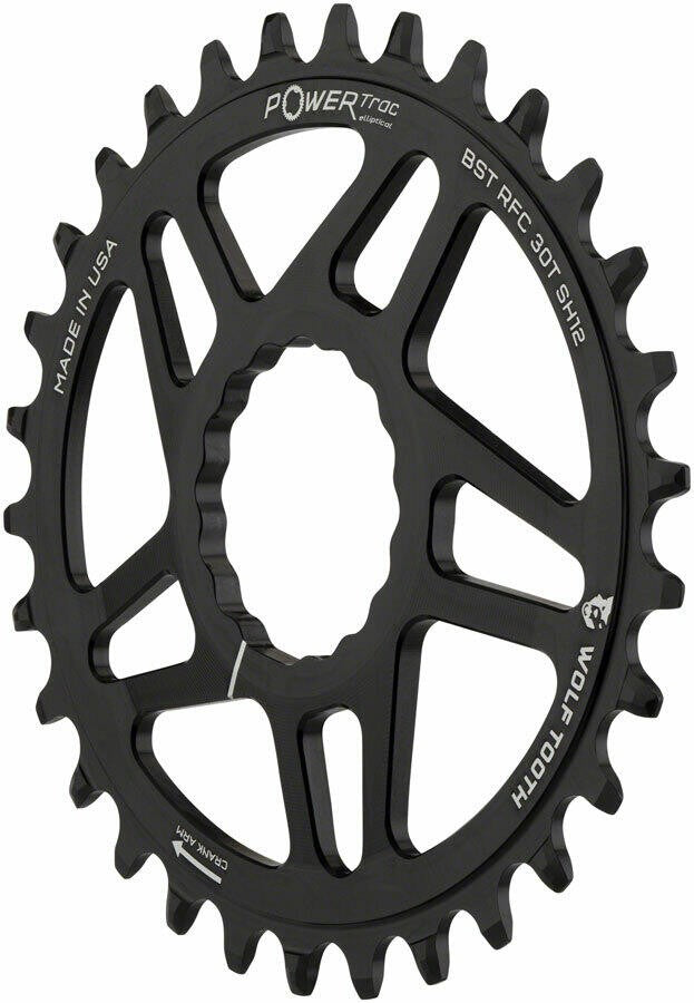 Wolf Tooth Elliptical Direct Mount Chainring - 30t RaceFace/Easton CINCH Direct 1