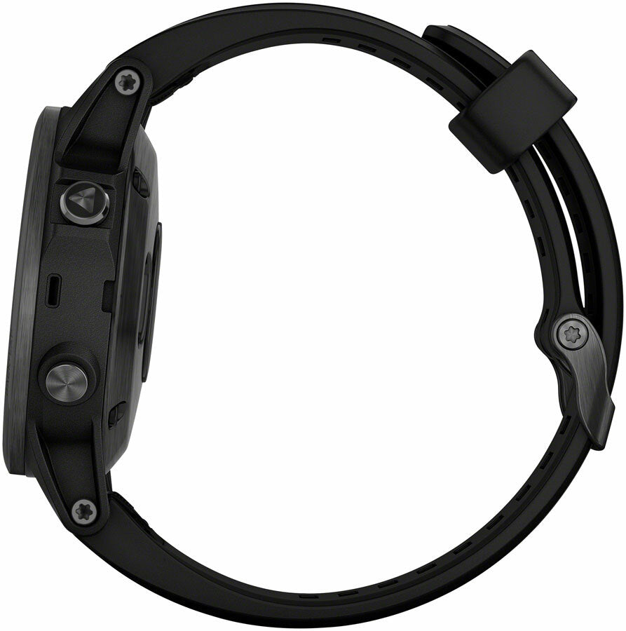 Garmin Fenix 5S Plus Sapphire Multisport GPS Smart Watch Black with Black Band 5