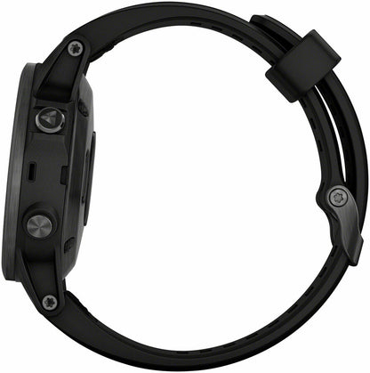 Garmin Fenix 5S Plus Sapphire Multisport GPS Smart Watch Black with Black Band 5