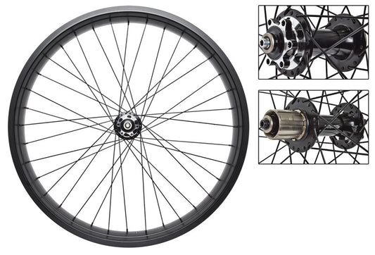 Weinmann DHL80 Fat Bike 26x4.0" Wheelset 36H Black 6-Bolt Disc Shi 8-10 sp 1
