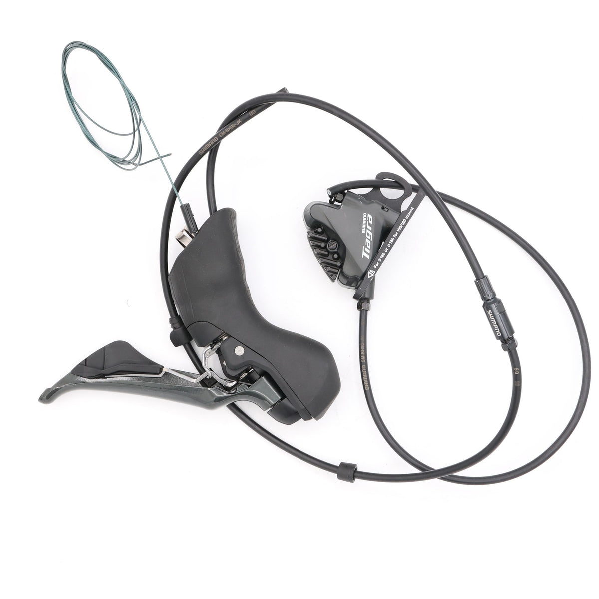 Shimano Tiagra ST-4720 Left 2x Hydraulic STI Lever BR-4770 Caliper 1