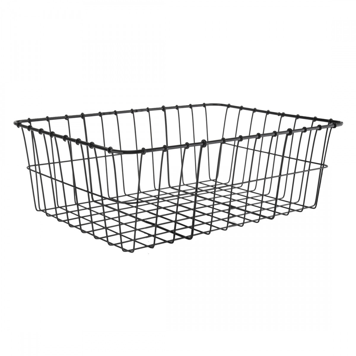 Wald Products No Hardware Basket Black Steel 18x13x6` 1