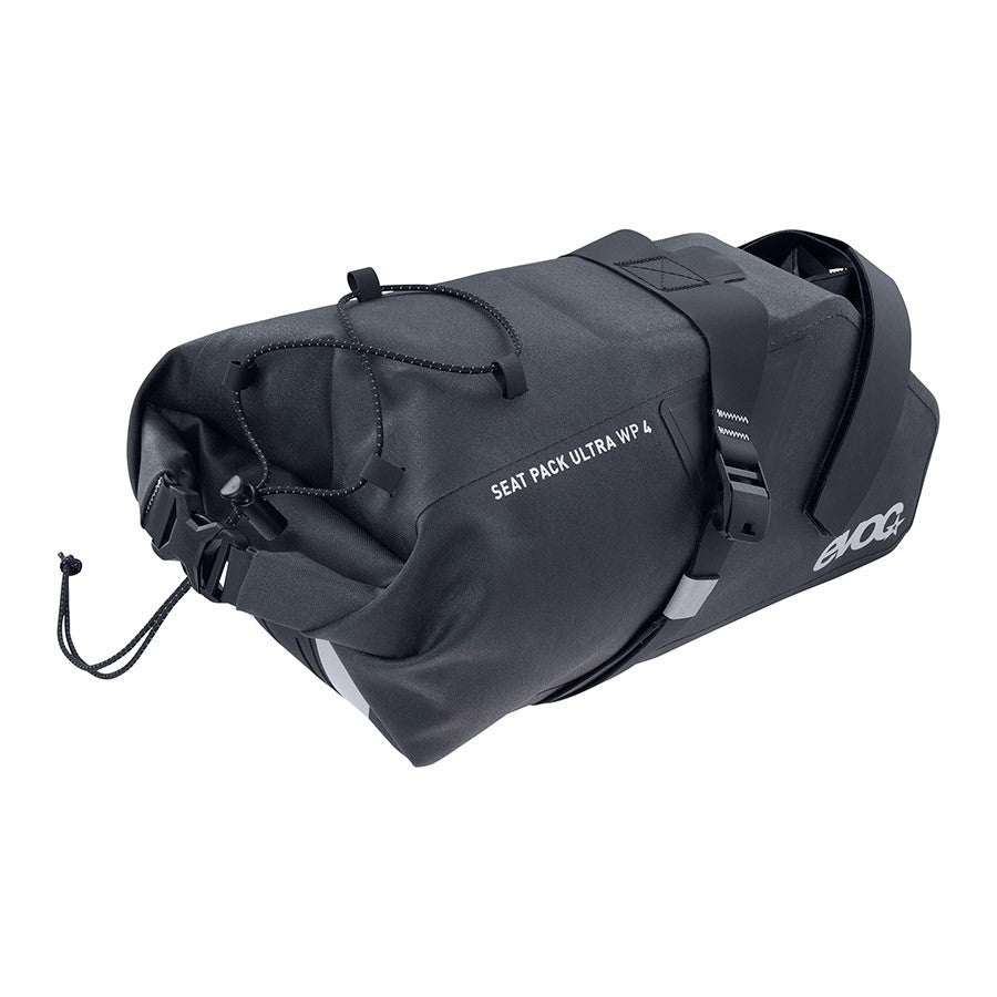 EVOC Seat Pack Ultra WP 4L Waterproof Black Seat Bag with Strap Mount 3