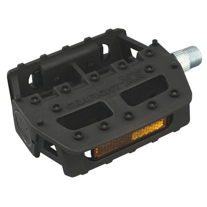 MKS Grafight-XX Platform Pedals, 1/2", Black 1