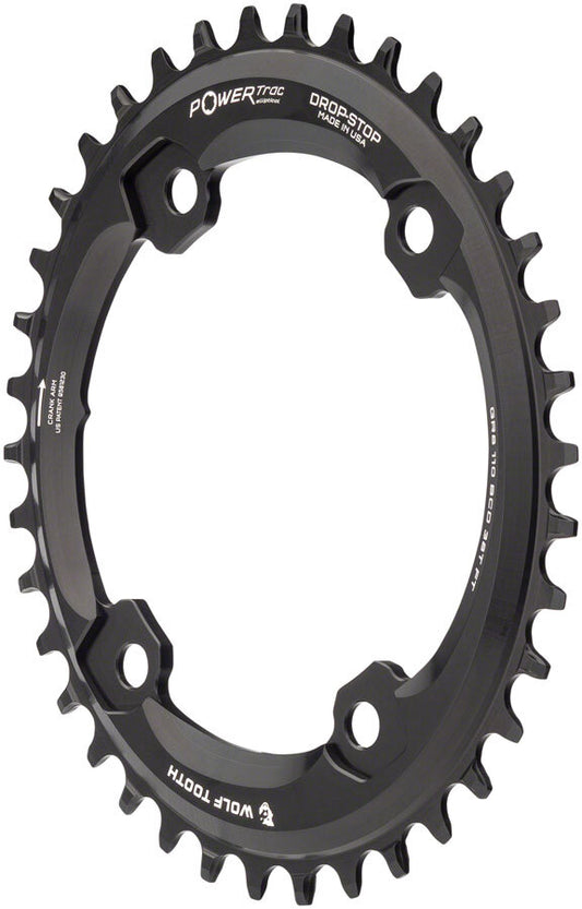 Wolf Tooth Elliptical Shimano 110 Asymmetric BCD Chainring - 38t 110 1