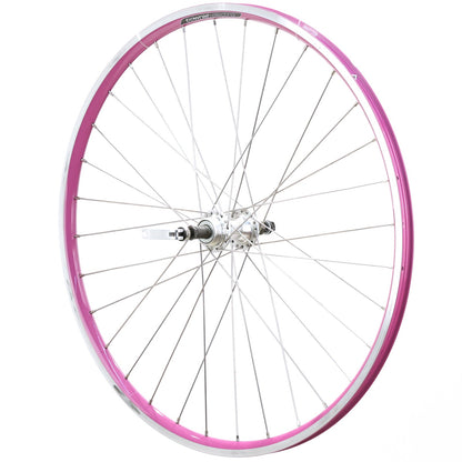 Electra Townie 21D Rear 26'' Wheel, Freewheel, Rim Brake, QR, Purple 2