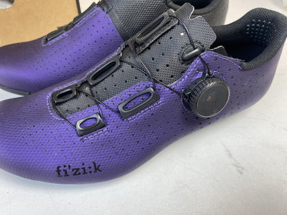 Unused Fizik Tempo Decos Carbon Clip In Shoes - Aubergine EU Size 37 5