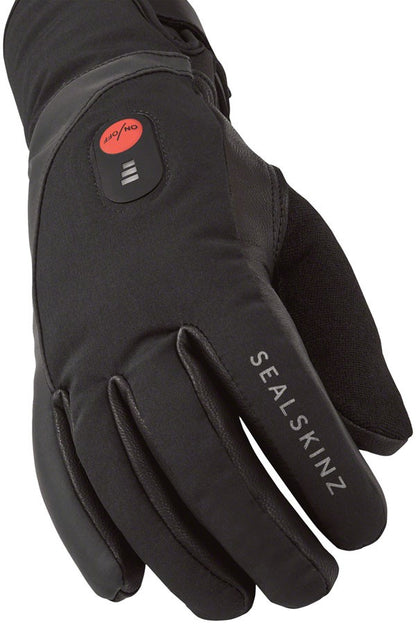 Heated Waterproof Cycling Gloves Black X-Large Full Finger Warm Insulated 4