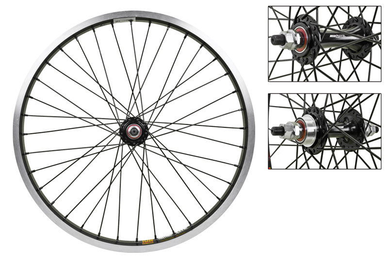 Sun Rhyno Lite 20" Alloy BMX Wheelset 20x1.75 BlackOps MX-1100 SB 36H Hubs 3/8" 2