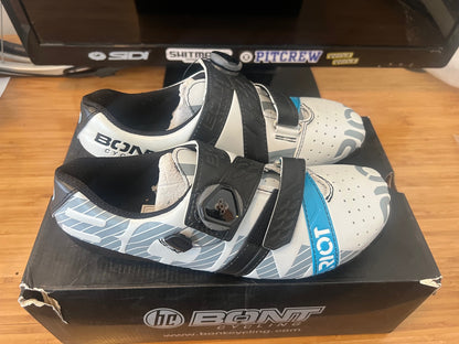 BONT Riot Road+ BOA Cycling Shoe Euro 40 Pearl White/Black 2
