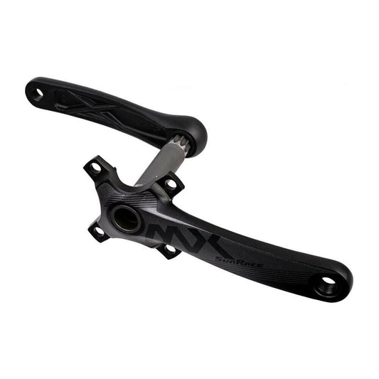 Sunrace FCMX0 Crank Arms 175mm Black 24mm Spindle + BBM97 BSA Bottom Bracket 1
