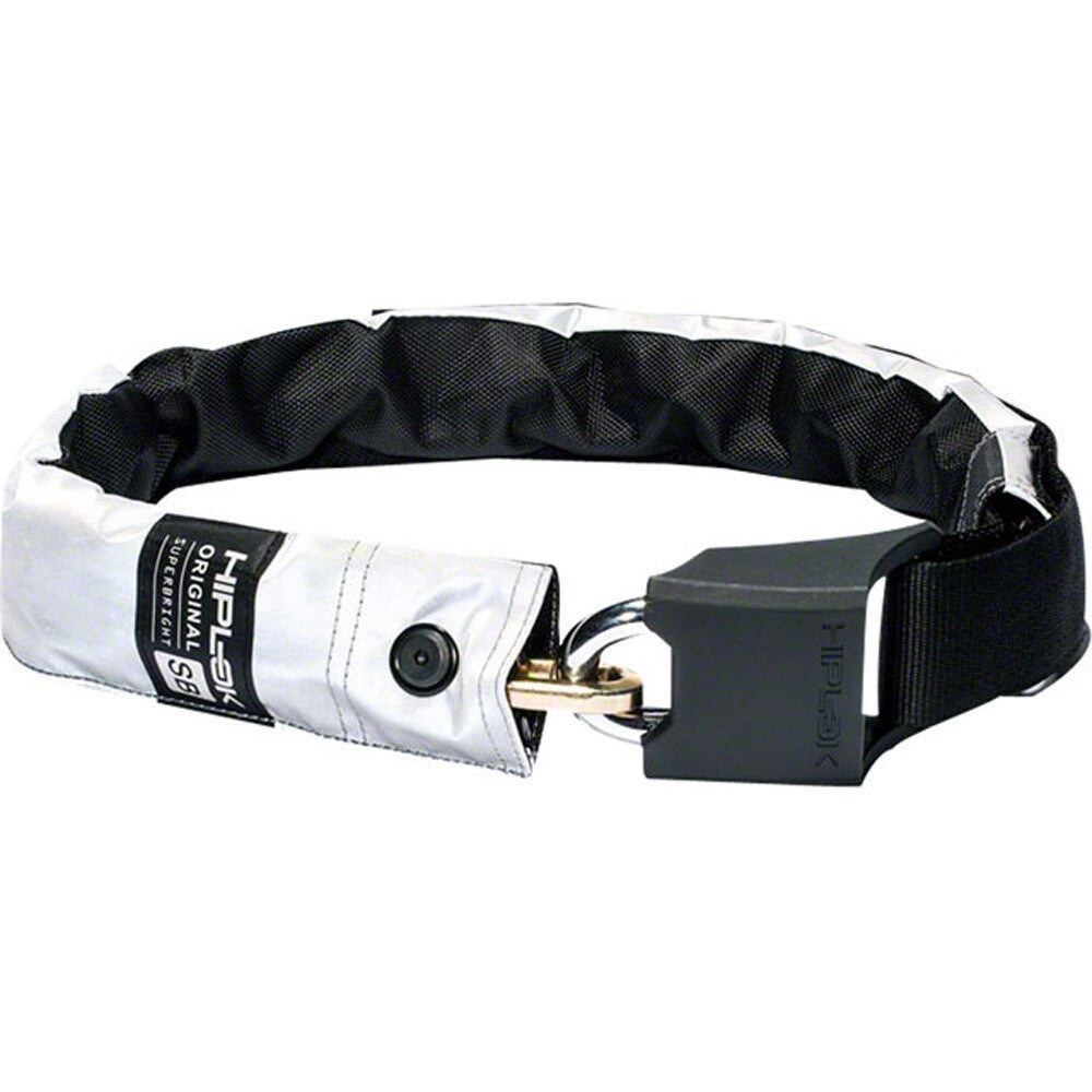 Hiplok V1.50 Superbright Wearable Hardened Steel Chain Lock 10mm White Urban 1