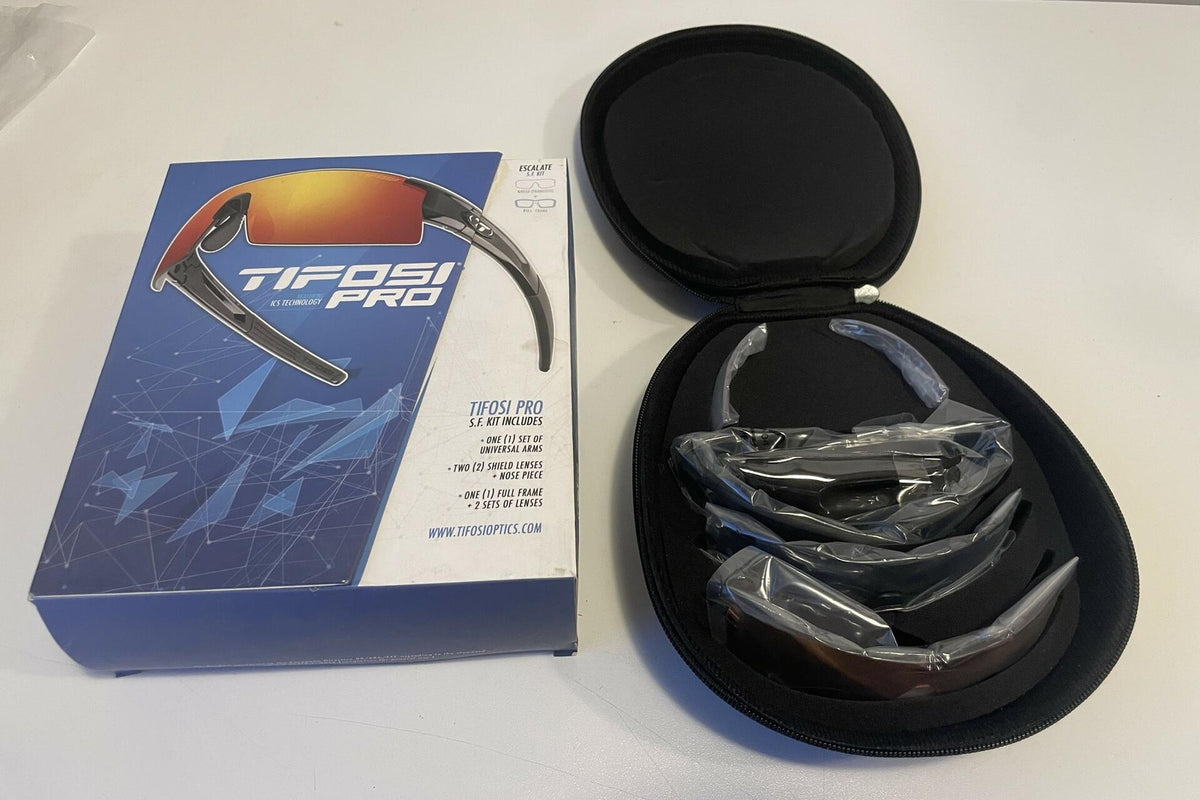 Tifosi Pro S.F. Kit Escalate Sunglasses - Matte Black - Interchangeable Lenses 1