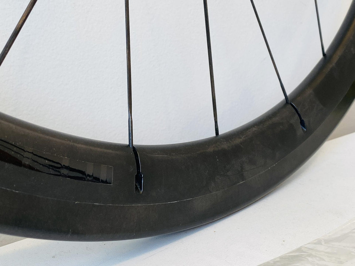 3T Mercurio 40 LTD Stealth Black Tubular Carbon 700c Rear Wheel 10/11s Multisys 3