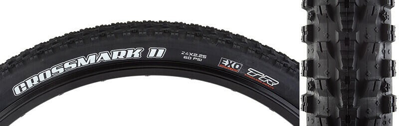 Maxxis Crossmark II Tire 26x2.25 EXO/TR Folding 60TPI 1