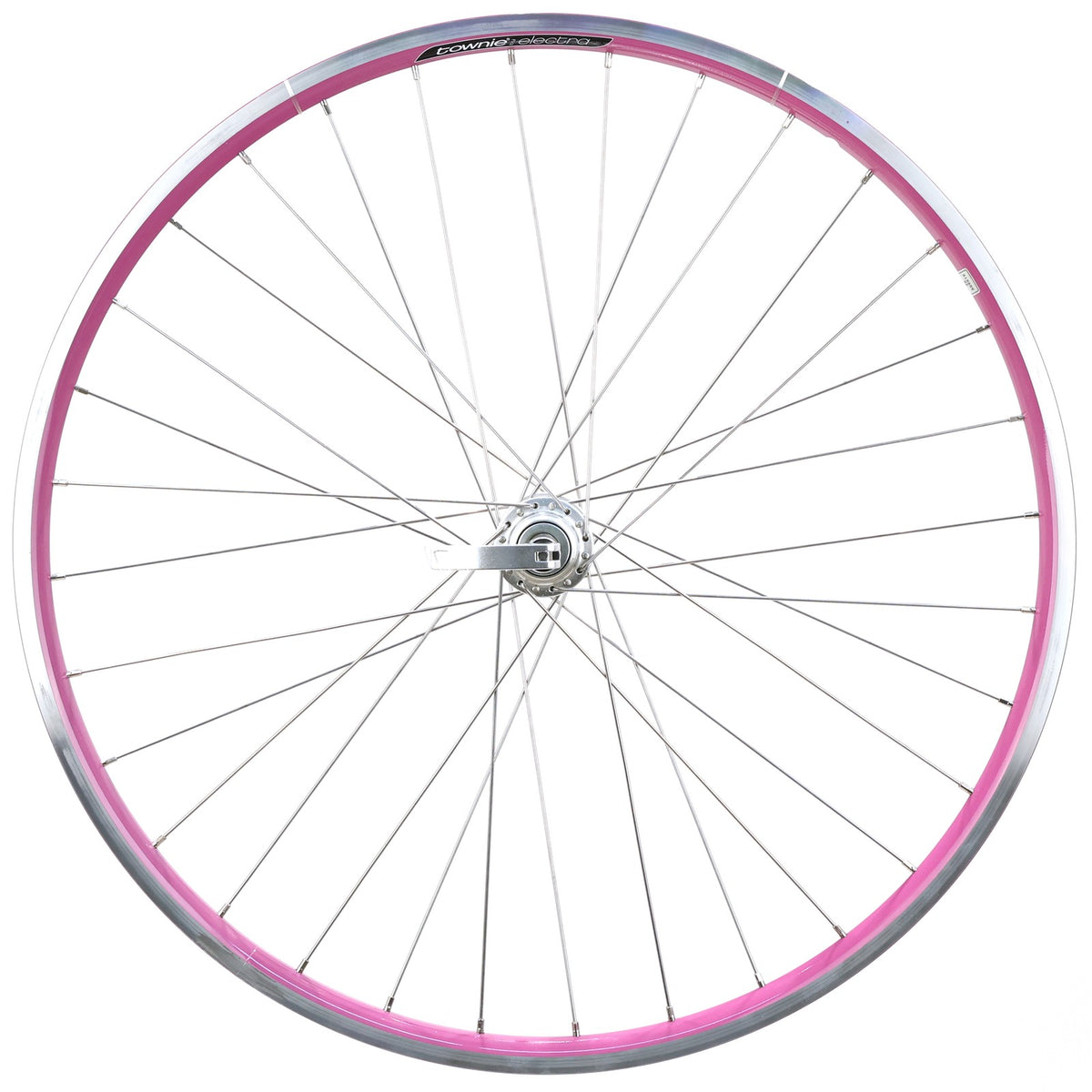 Electra Townie 21D Rear 26'' Wheel, Freewheel, Rim Brake, QR, Purple 1