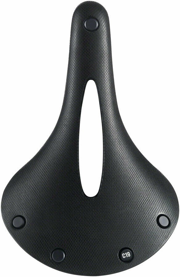 Brooks C19 Carved Cambium All Weather Saddle - Black 1