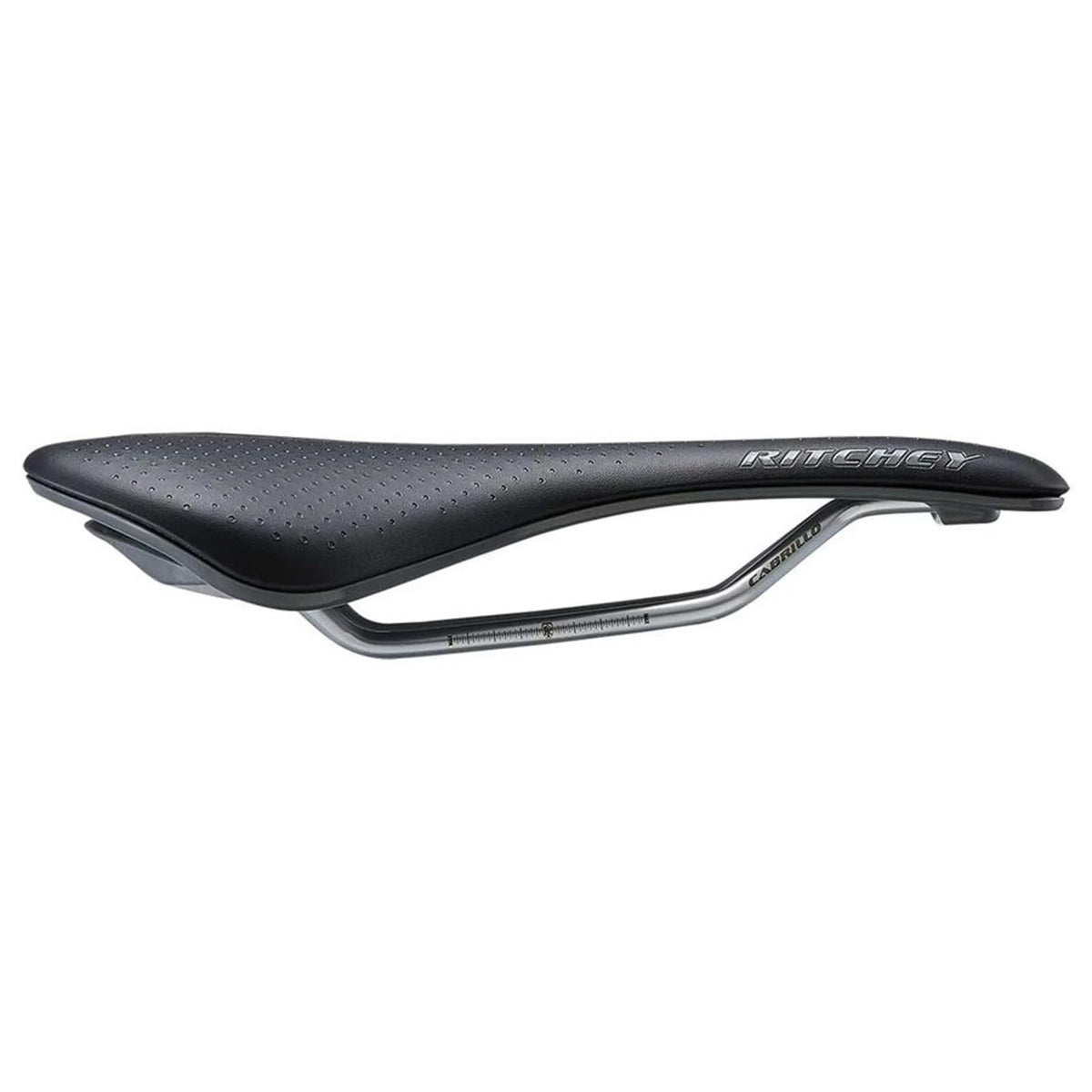 Ritchey Cabarillo Comp Saddle Black 7x7mm Steel Rails, Vector Wing Technology 3