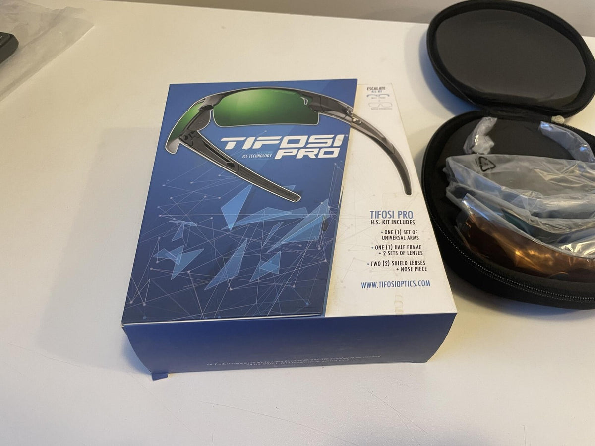 Tifosi Pro H.S. Kit Escalate Sunglasses - Gloss Black - Interchangeable Lenses 2