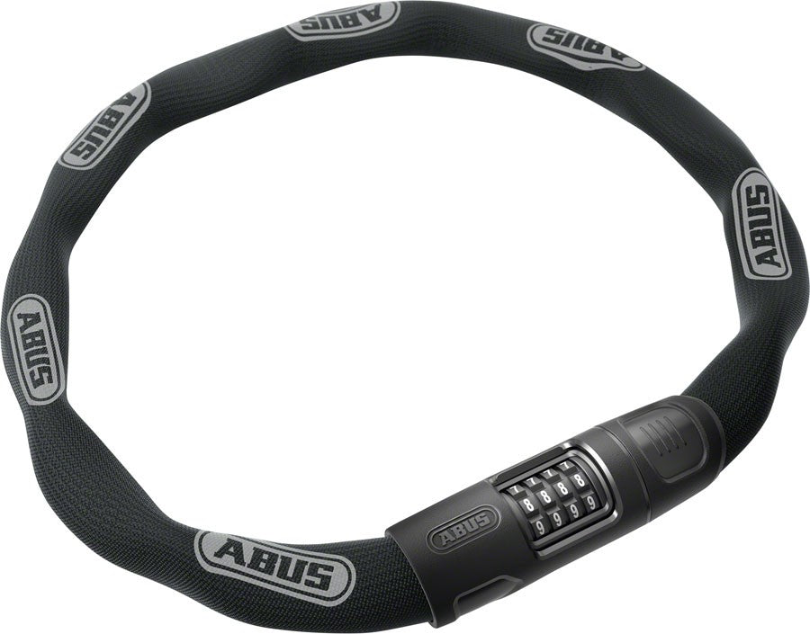 Abus 8808C Chain Lock - Combination, 2.8', 8mm Square, Black 1