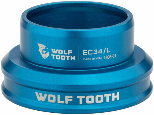 Wolf Tooth Components EC34/30 Lower Headset Blue 1