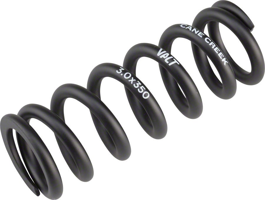Cane Creek VALT Lightweight Steel Coil Rear Shock Spring, 3.00"/76mm x 350lb, Bl 1
