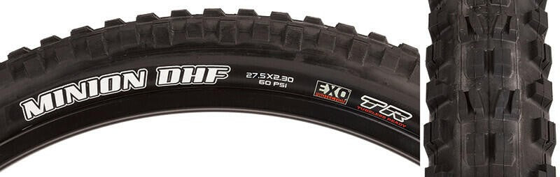 Maxxis Minion DHF Tire - 650B 27.5x2.3 Fold/60 DC/EXO/TR 1