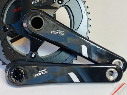 SRAM Force 22 Carbon Fiber 2x11s 175mm GXP Crankset 53/39t NOS w/o BB 3