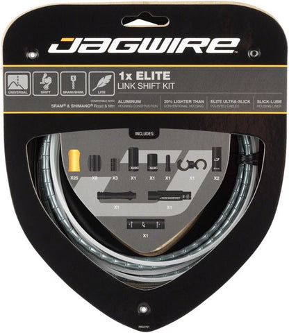 Jagwire 1x Elite Link Shift Cable Kit SRAM/Shimano Ltd Gray 1