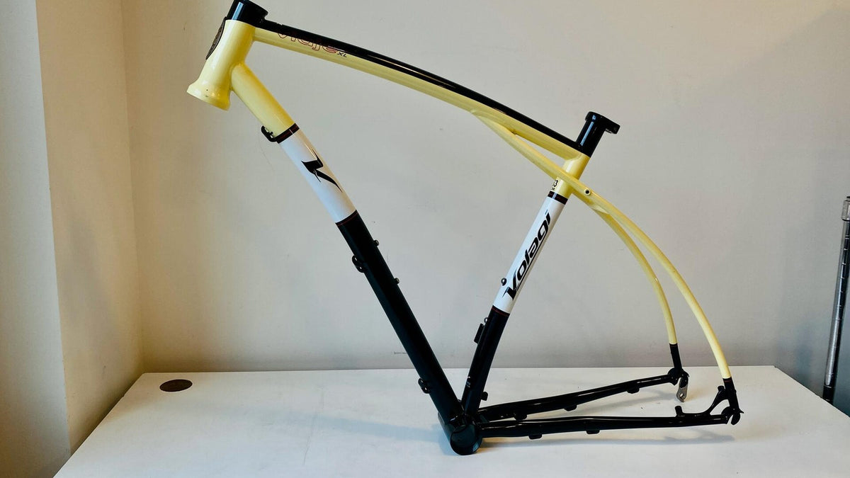 Volagi Viaje XL Cream Cr-Mo Frame & Full Carbon Fork 53cm BB386EVO 6