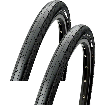 Pack of 2 Maxxis Detonator Tire Clincher Wire Requires Tube Black 700 x 28 1