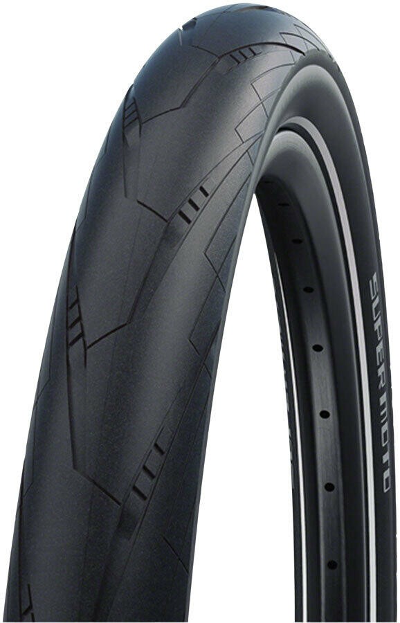 Schwalbe Super Moto Tire - 27.5x2.4 Wire Black/Reflect Perf RaceGuard 1