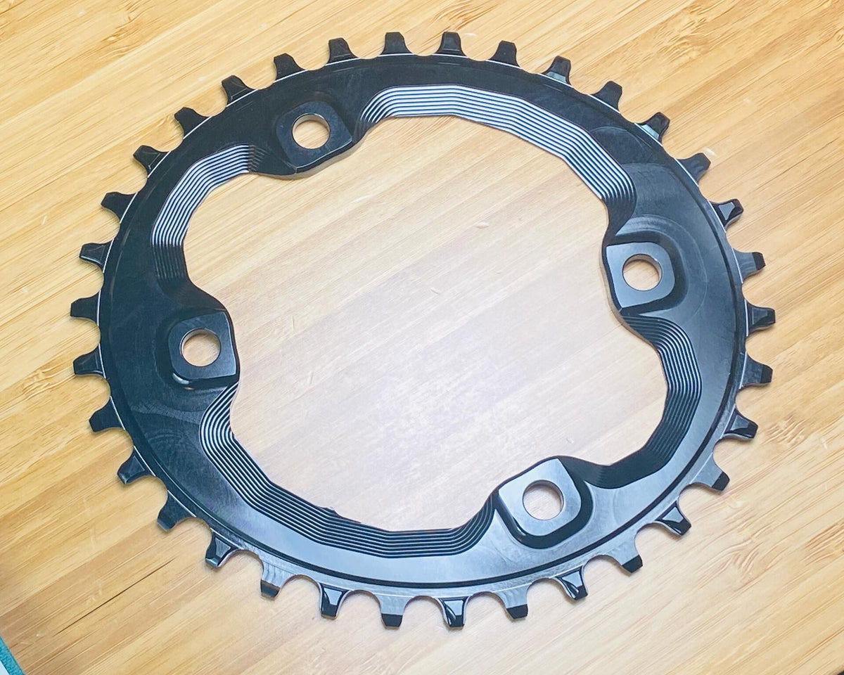 absoluteBLACK OVAL 96bcd XT N/W Chainring XT-M8000/SLXM7000 34t - Black 2