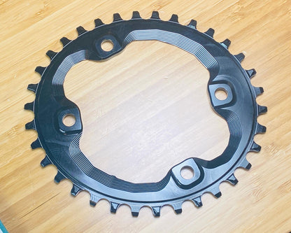 absoluteBLACK OVAL 96bcd XT N/W Chainring XT-M8000/SLXM7000 34t - Black 2