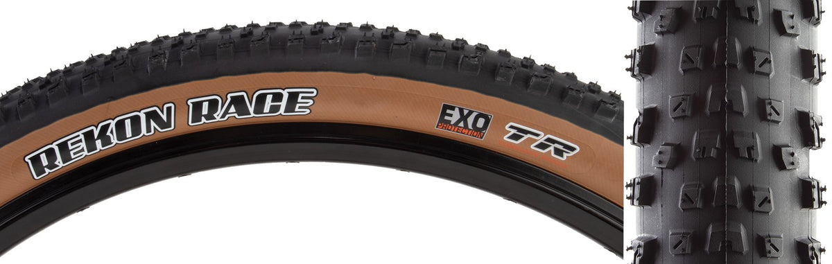 Maxxis Rekon Race Tire - 29 x 2.35, Tubeless, Folding, Black/Tan, Dual, EXO 1