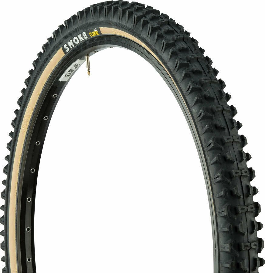 Panaracer Smoke Tire 26x2.1 Black/Tan Mountain Folding Bead 60TPI 1