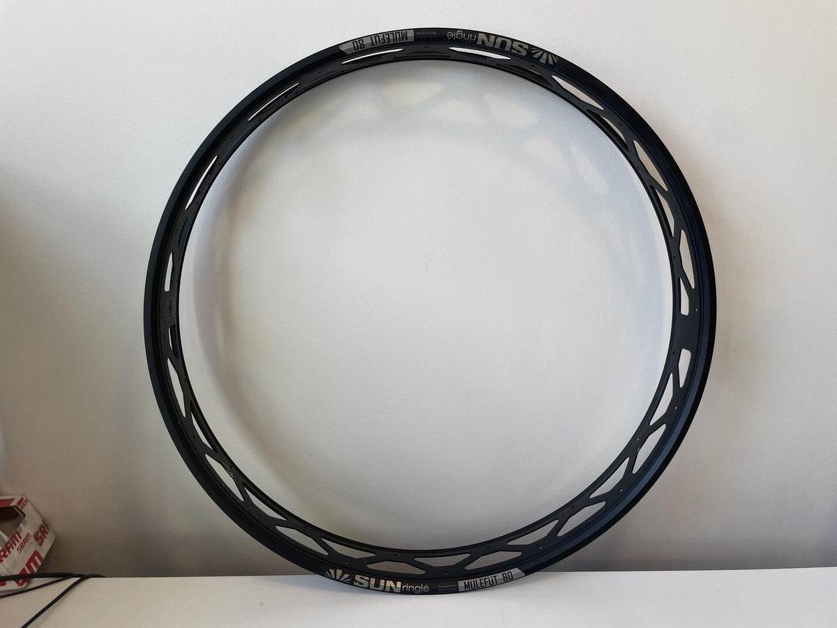 Unused Sun Ringle Mulefut 80SL V2 Rim - 27.5 Fat Disc Black 32H 1