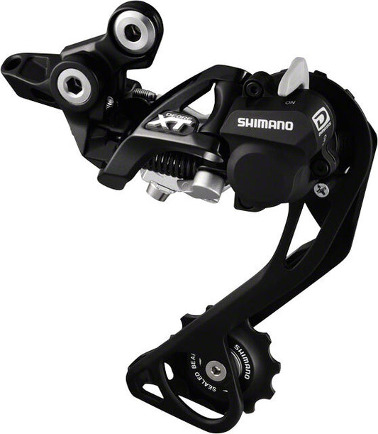 Shimano XT M786-SGS 10-Speed Long Cage Shadow Plus Rear Derailleur Black 1