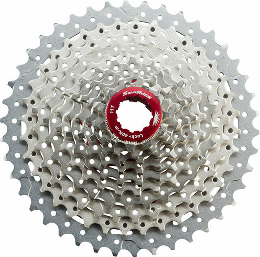 SunRace CS-MX3 10-Speed Wide Range Cassette 11-42T Silver MTB Mountain 10sp 1