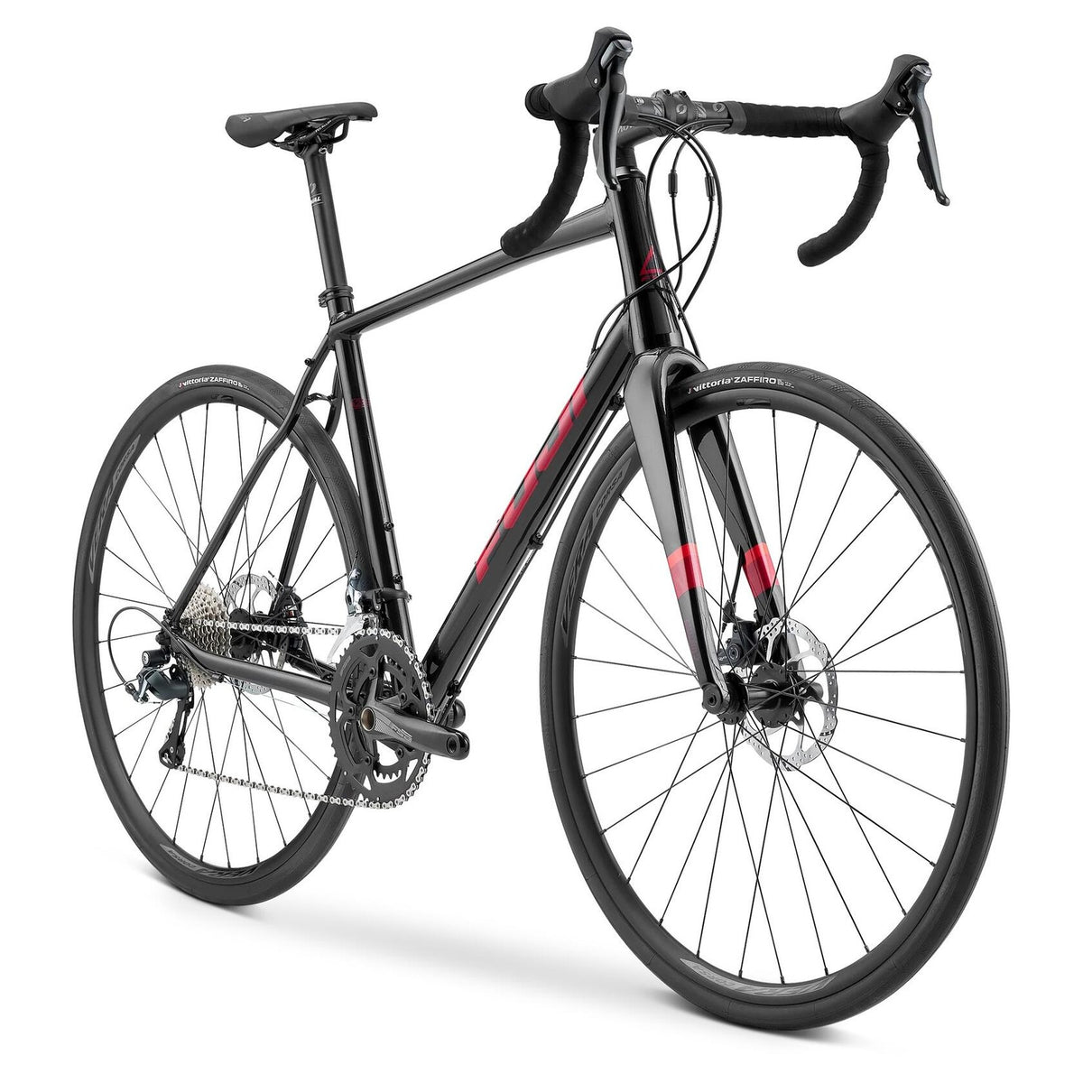 Fuji Sportif 1.3 Disc Brake Endurance Road Bike - Pearl Black/Orange 49cm 2