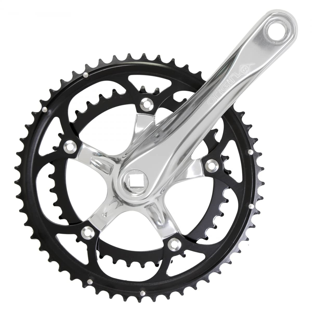 Origin8 Pro Pulsion Alloy Road Crankset, 172 x 53/39, Silver 3