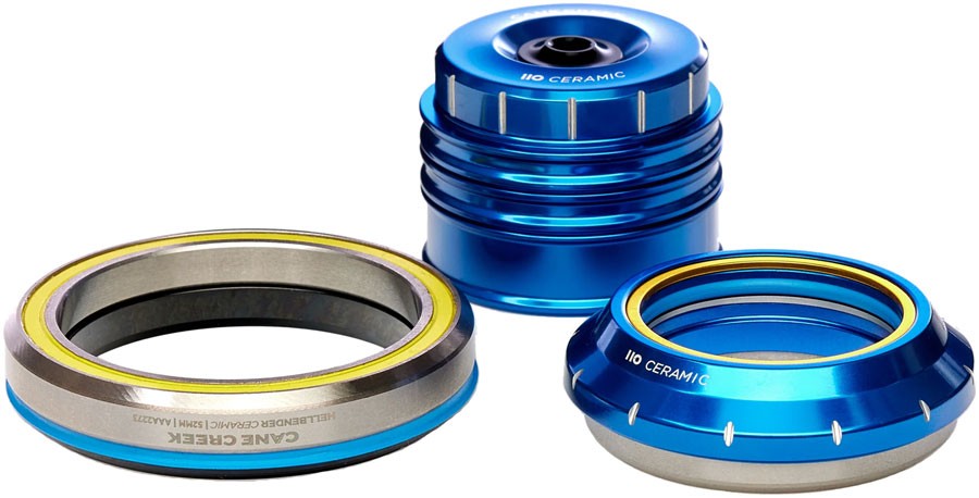 Cane Creek 110 30th Headset IS41/IS52 Tapered Blue Ceramic 1