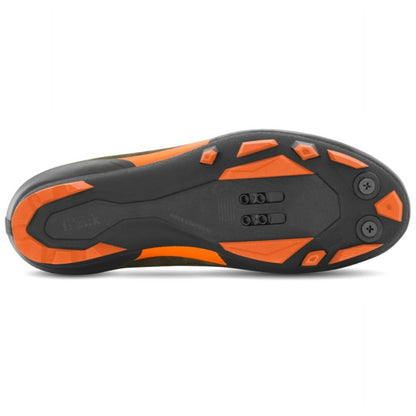 Fizik X5 Terra - Suede Military Green / Orange Fluo - EU 39.5 Mountain Shoes 3