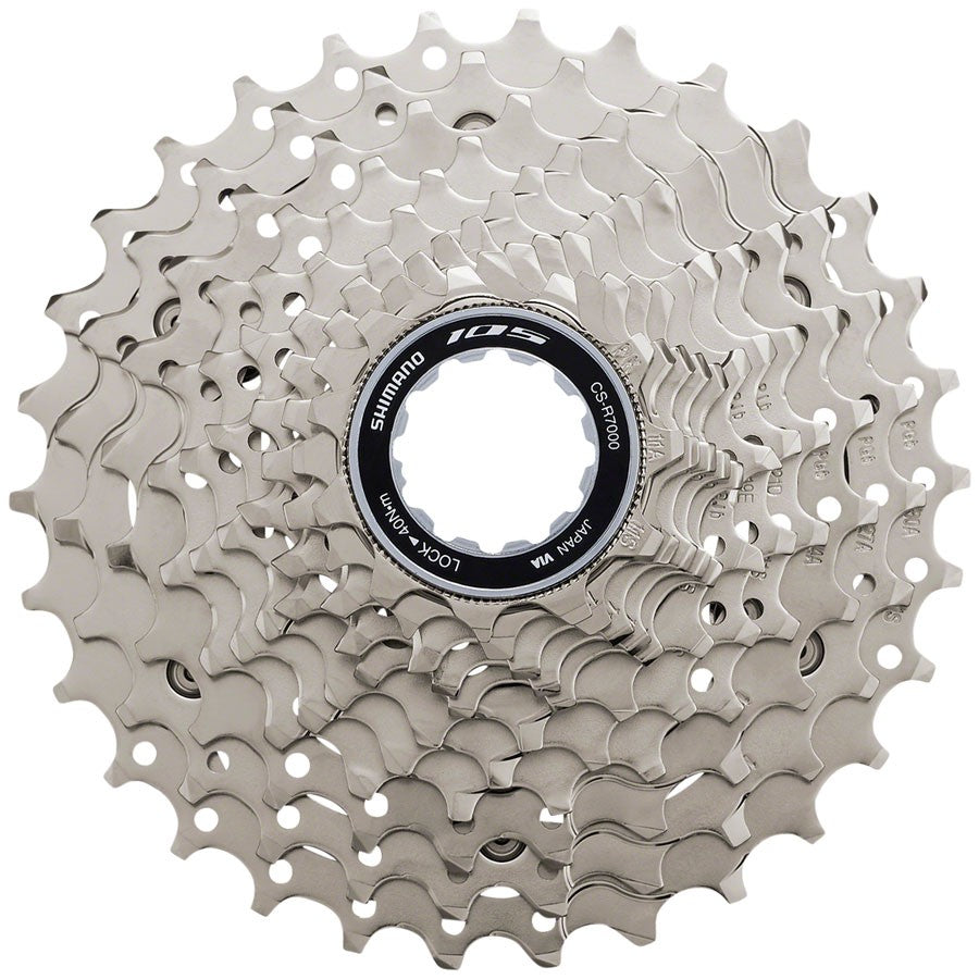 Shimano HG700 105 11-Speed Bicycle Cassette 11-34t Silver 1